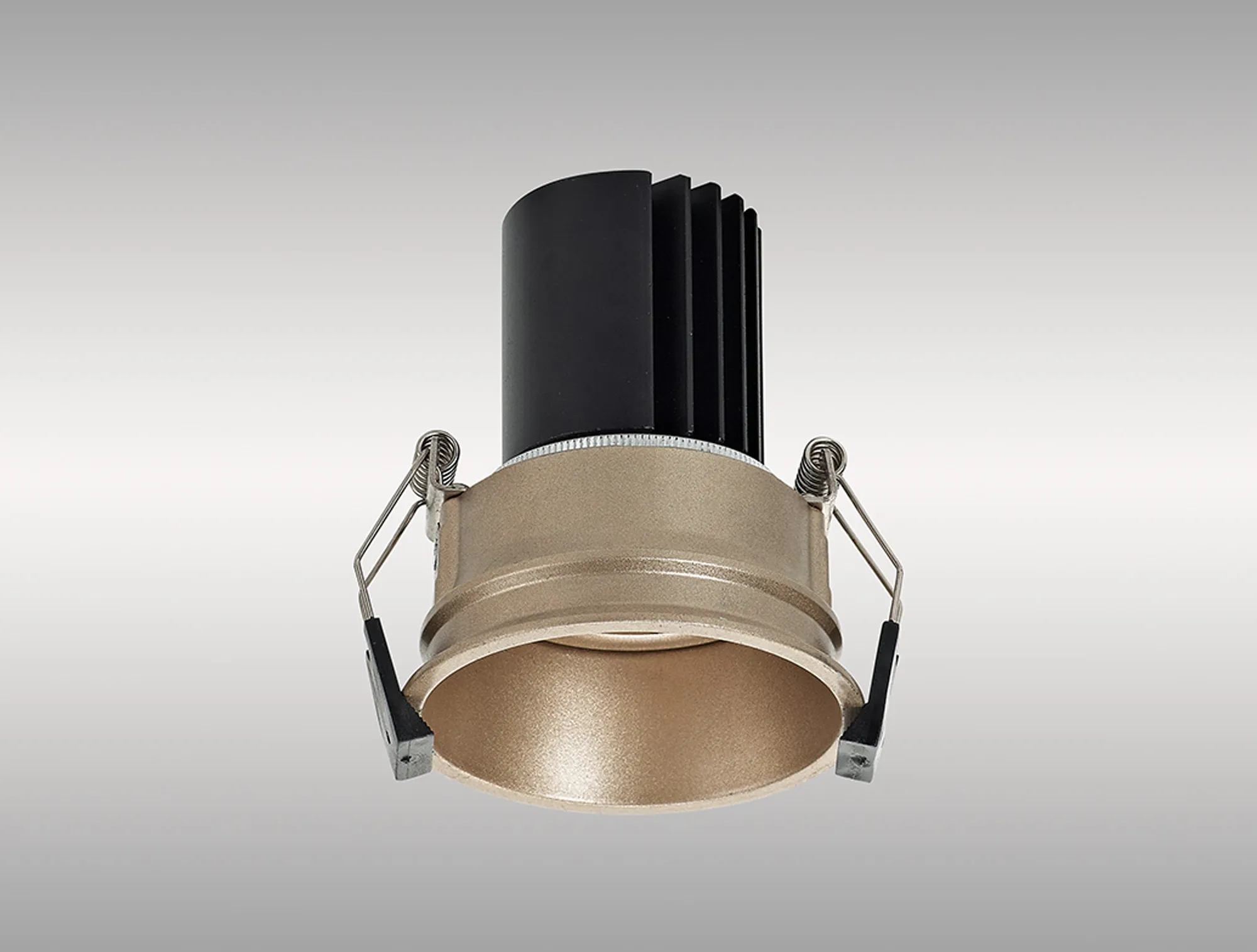 Bania A 12 Powered by Tridonic  12W 2700K 1200lm 24° CRI>90 LED Engine, 350mA Gold Adjustable Recessed Spotlight, IP20 DM201748  Dlux Bania A 12